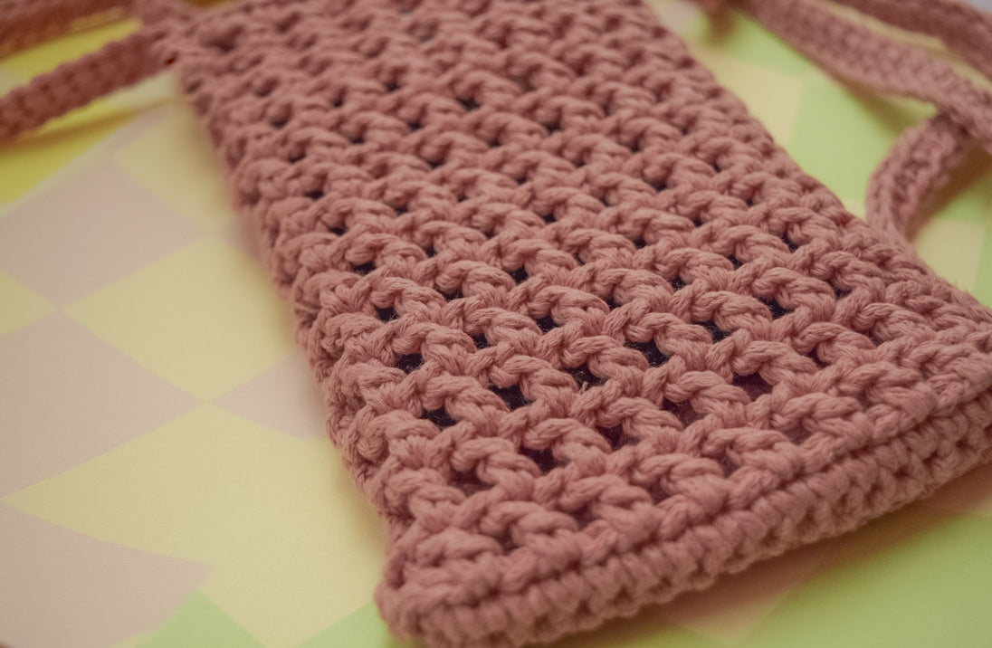 Pink Phone Crossbody Bag