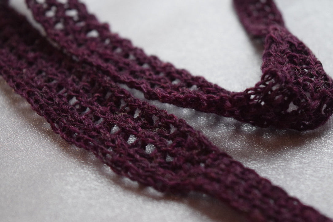 70s-Inspired Headband (Plum)