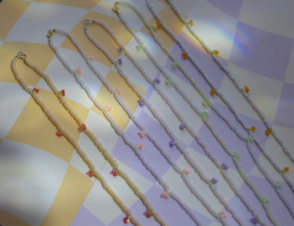Peach Necklace