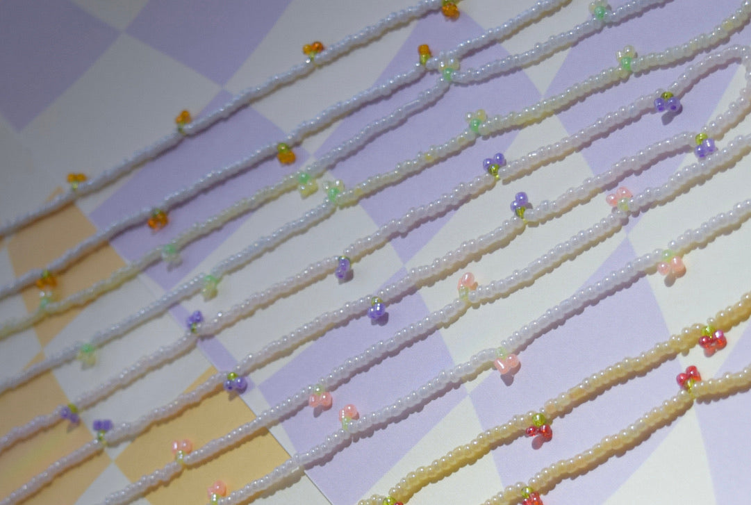 Peach Necklace