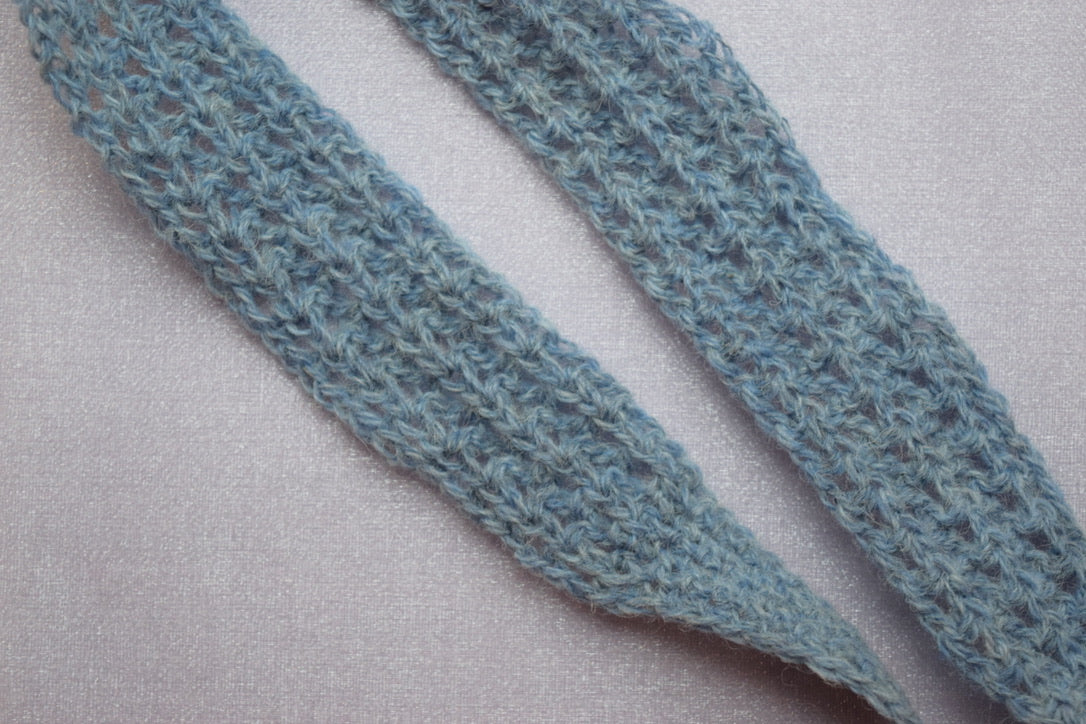 70s-Inspired Blue Headband (Dusky Blue)