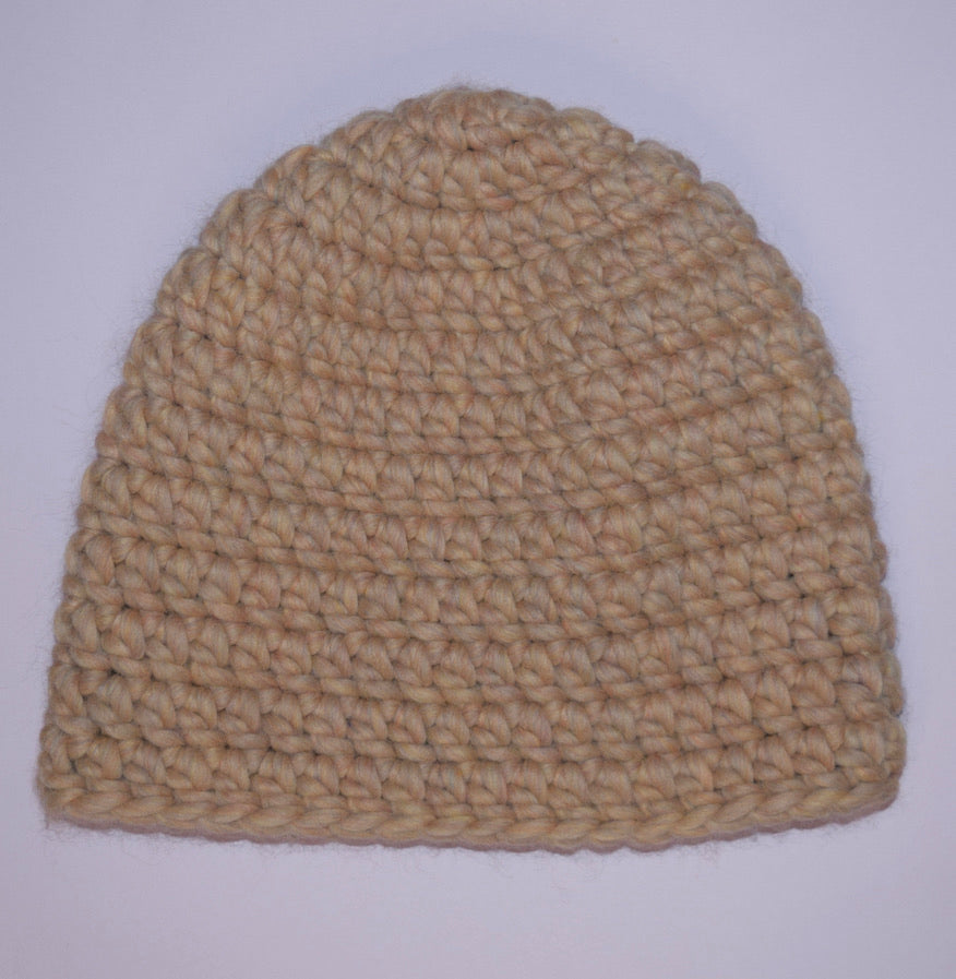 The Super Chunky Wool Hat (Dusky Pink)