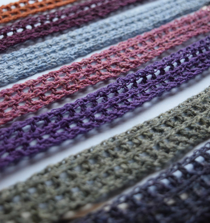 70s-Inspired Headband (Purple)