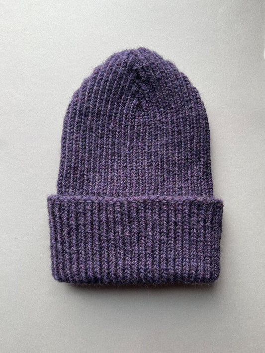 Men's Purple Wool Beanie
