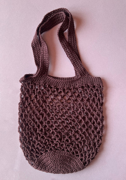 Mini Summer Market Bag (Dark Purple)
