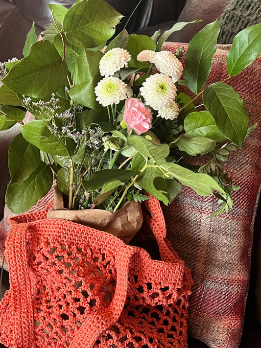 Summer Market Bag (Peach)