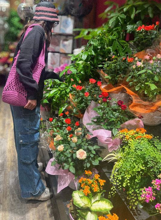Classic Stripe Raffia Bucket Hat
