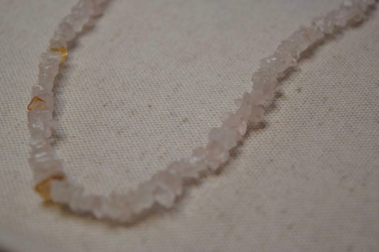 Pink Quartz Necklace