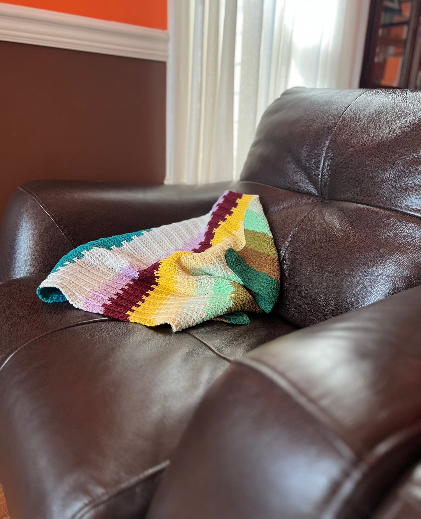 Striped Baby Car Seat Blanket