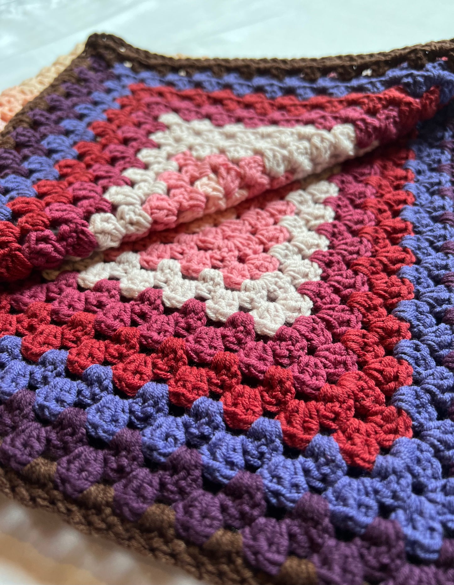 retro baby car seat blanket