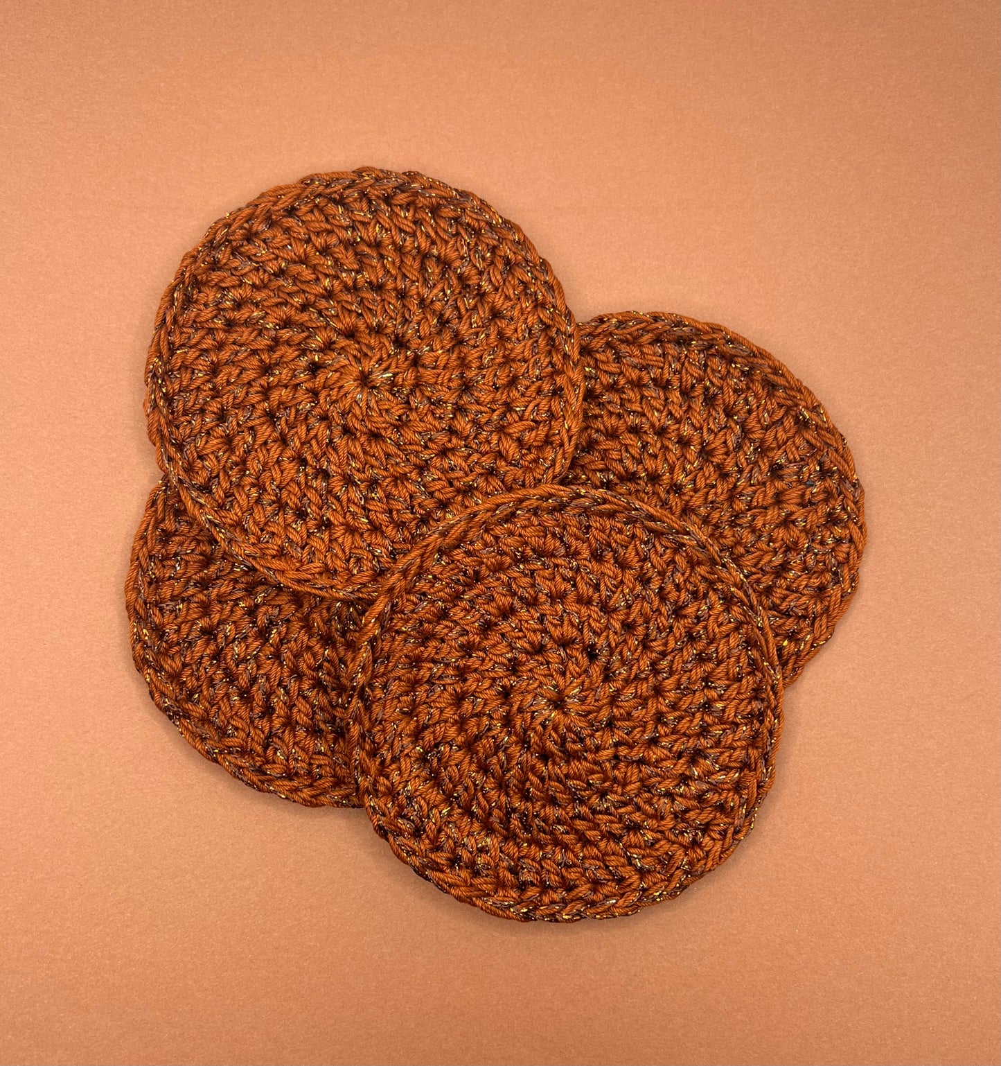 Boho Metallic Coasters