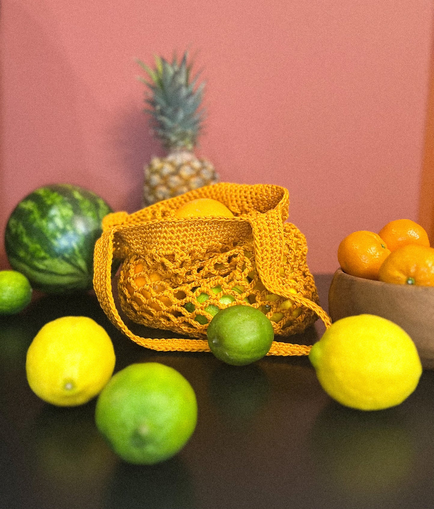 Mini Summer Market Bag (Orange)