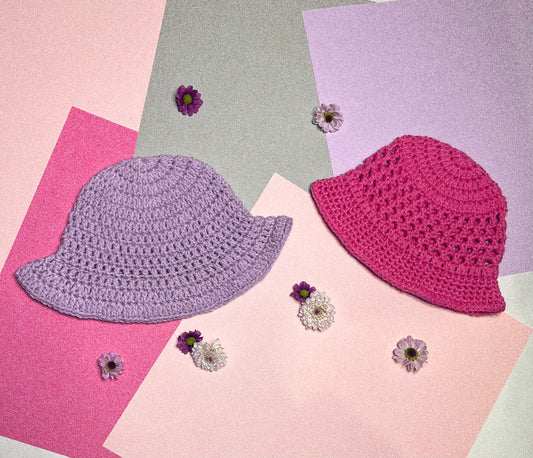 Baby's Purple Bucket Hat