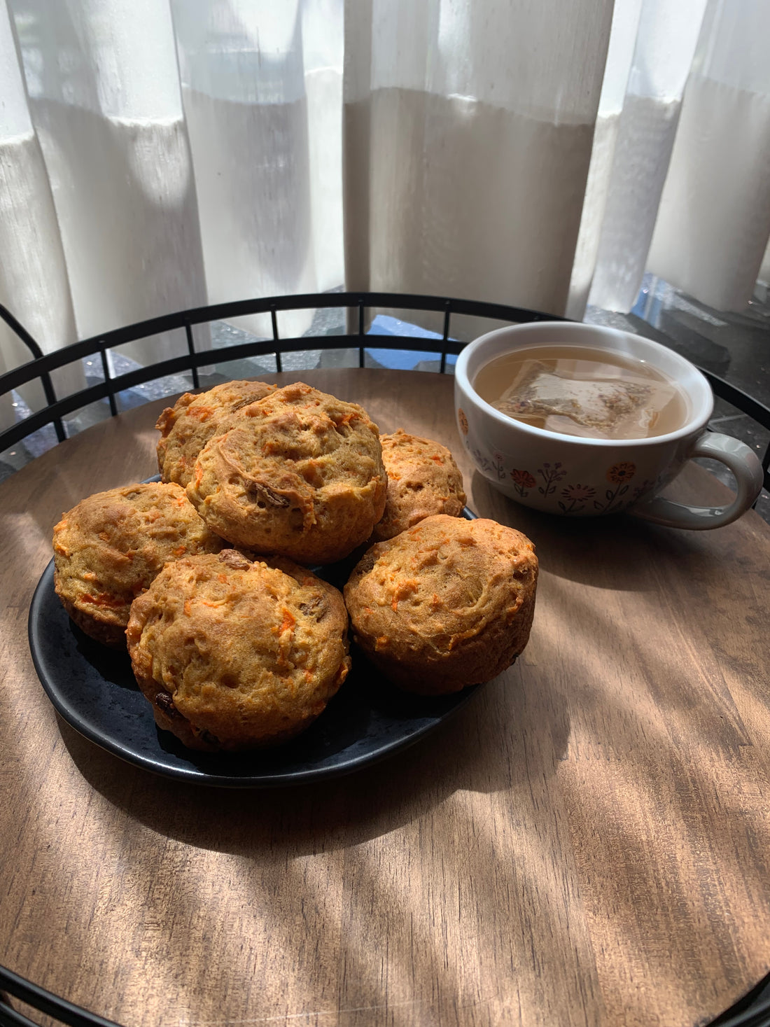 gluten free carrot muffins 🥕