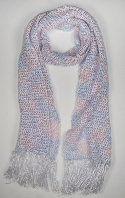 the blush check scarf