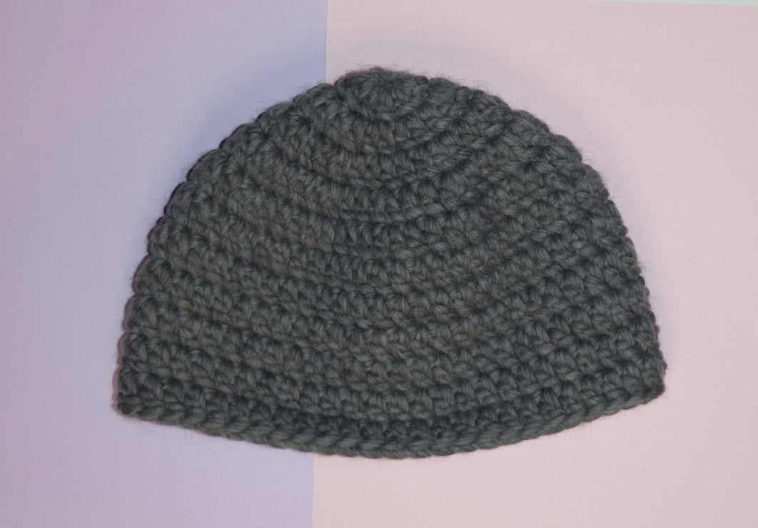 the super chunky wool hat (grey)