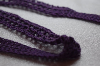 70s-inspired headband (purple)