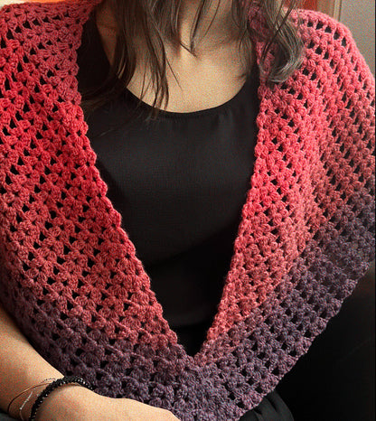 plumful triangle shawl