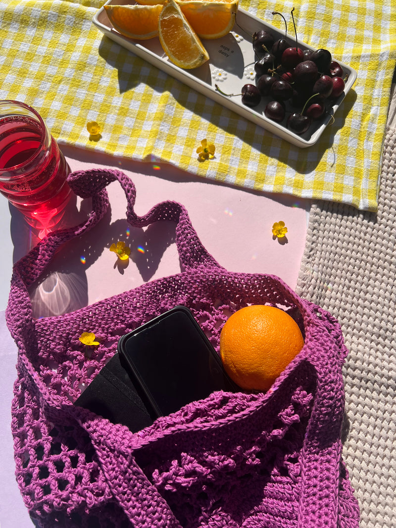 Summer Market Bag (Pink)