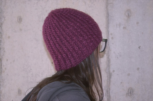the wavy wool chunky hat