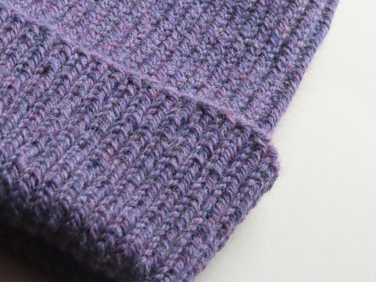 Men's Purple Wool Beanie