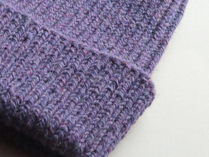 Men's Purple Wool Beanie