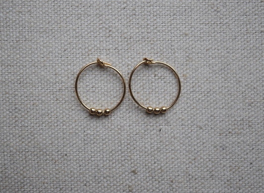 3 bead hoops