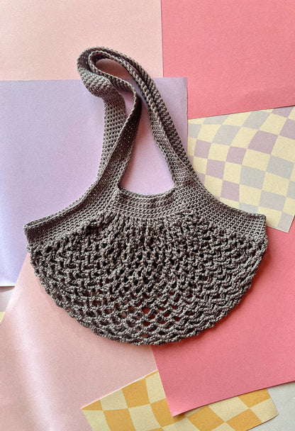 mini market bag (light grey)