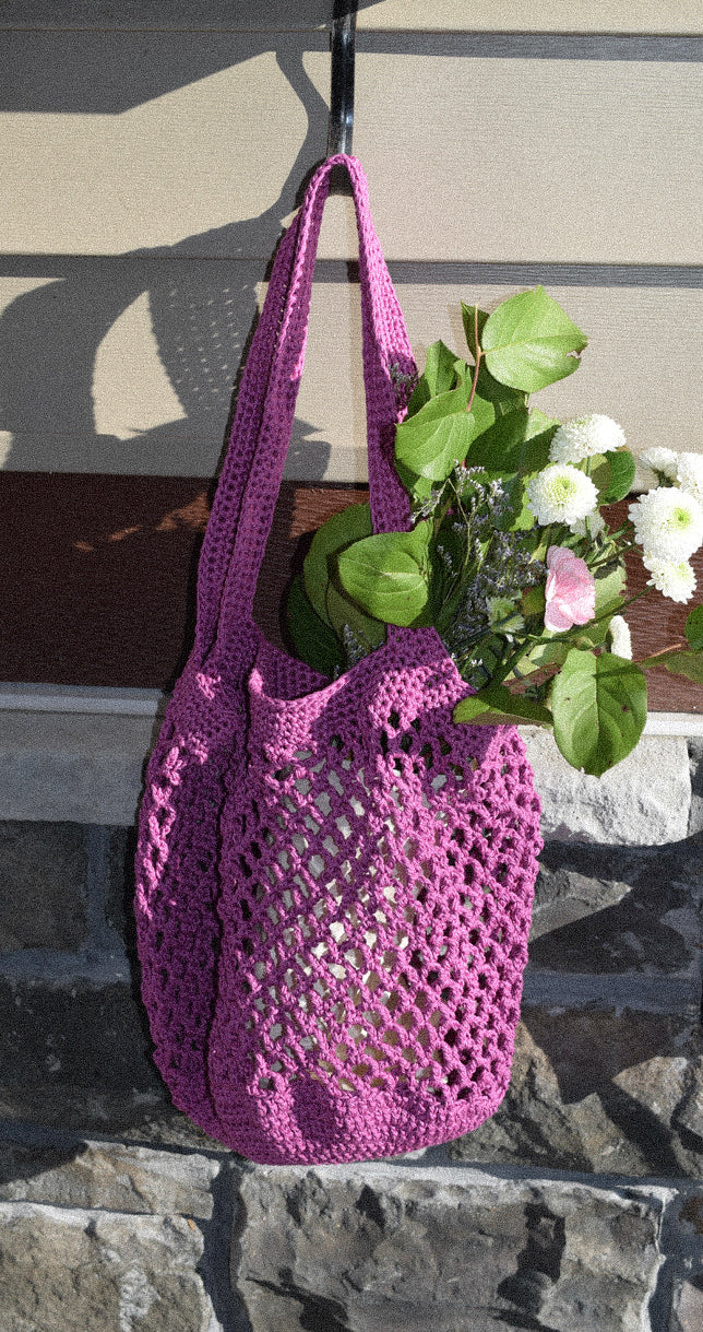 summer market bag (pink)