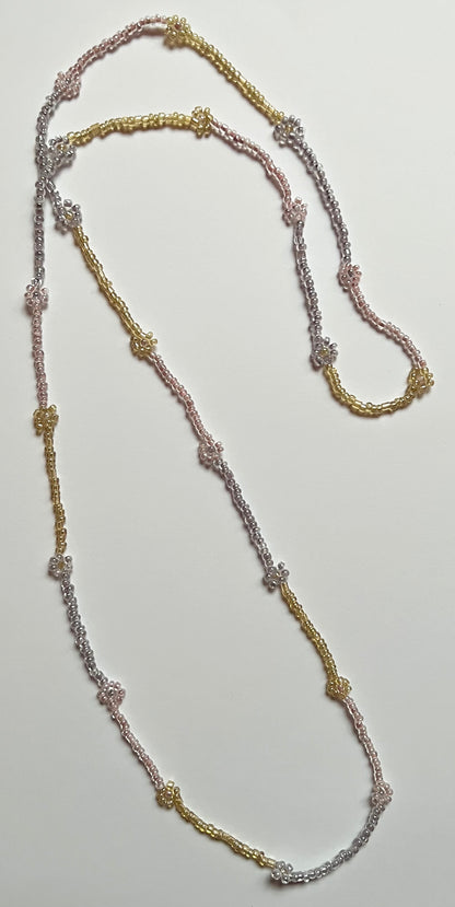 Infinity Dainty Flower Necklace