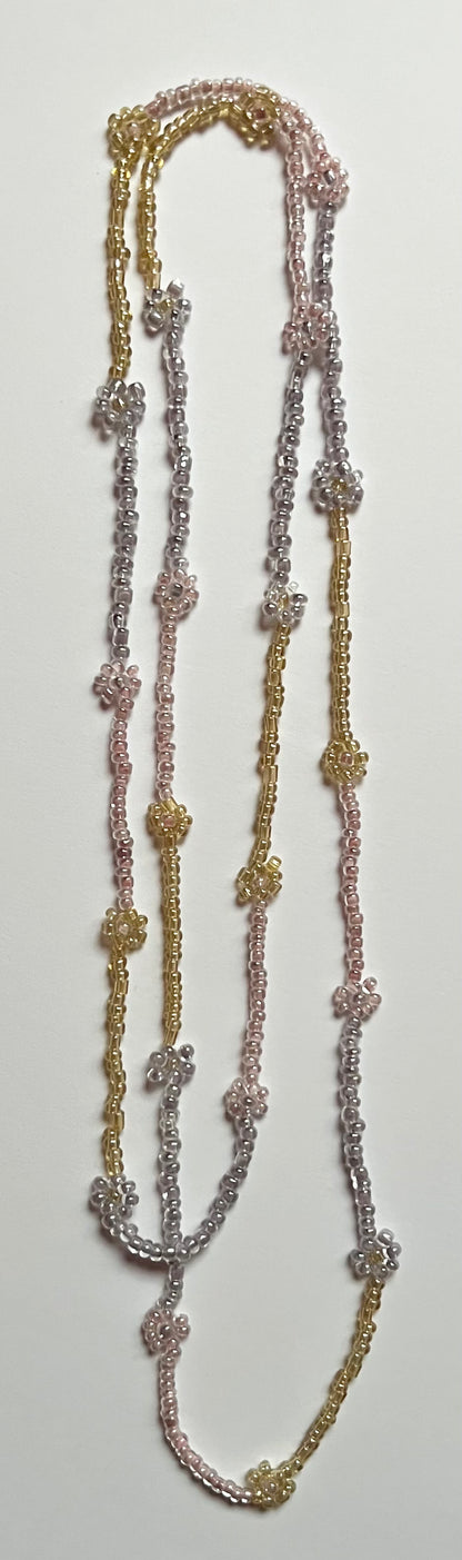 Infinity Dainty Flower Necklace